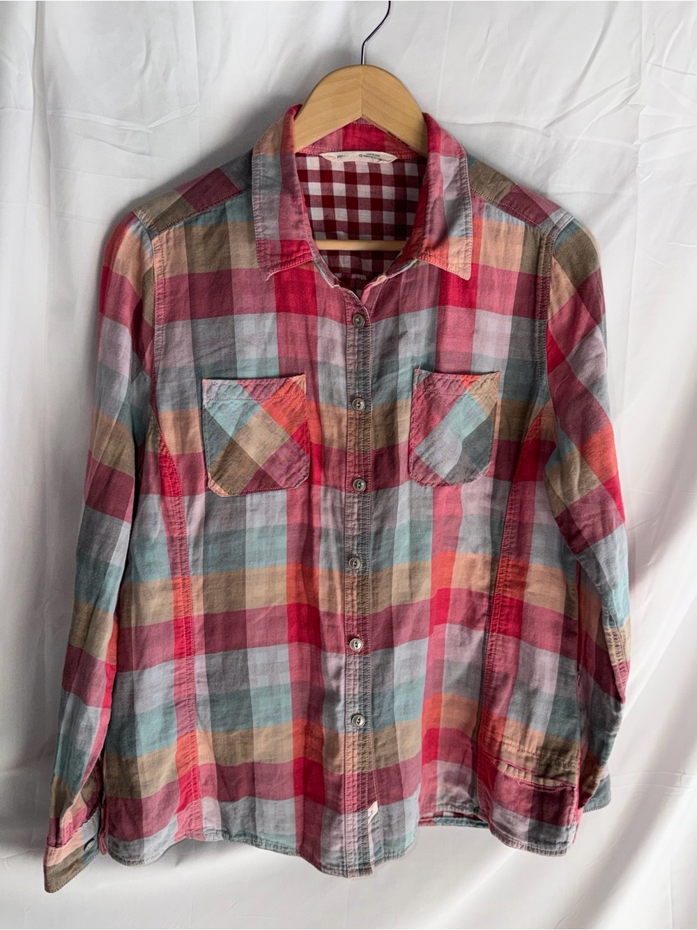 Woolrich Multicolor Plaid Cotton Button-Down Shirt